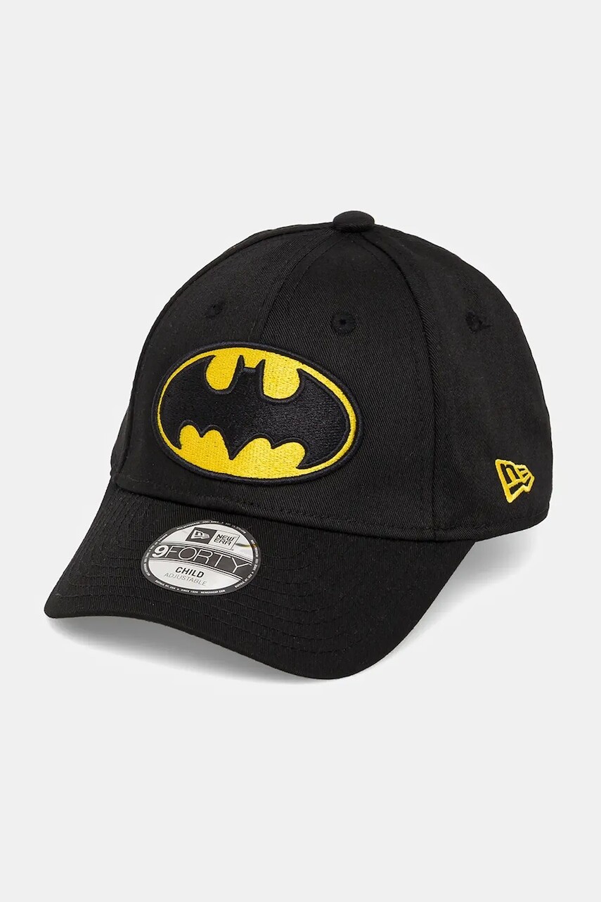 Šiltovka New Era BATMAN čierna farba, s nášivkou, 60667544