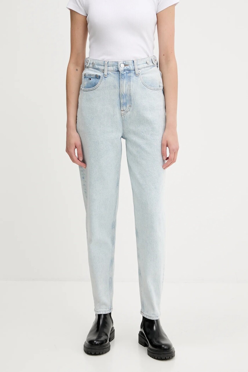 Rifle Tommy Jeans vysoký pás, DW0DW20496