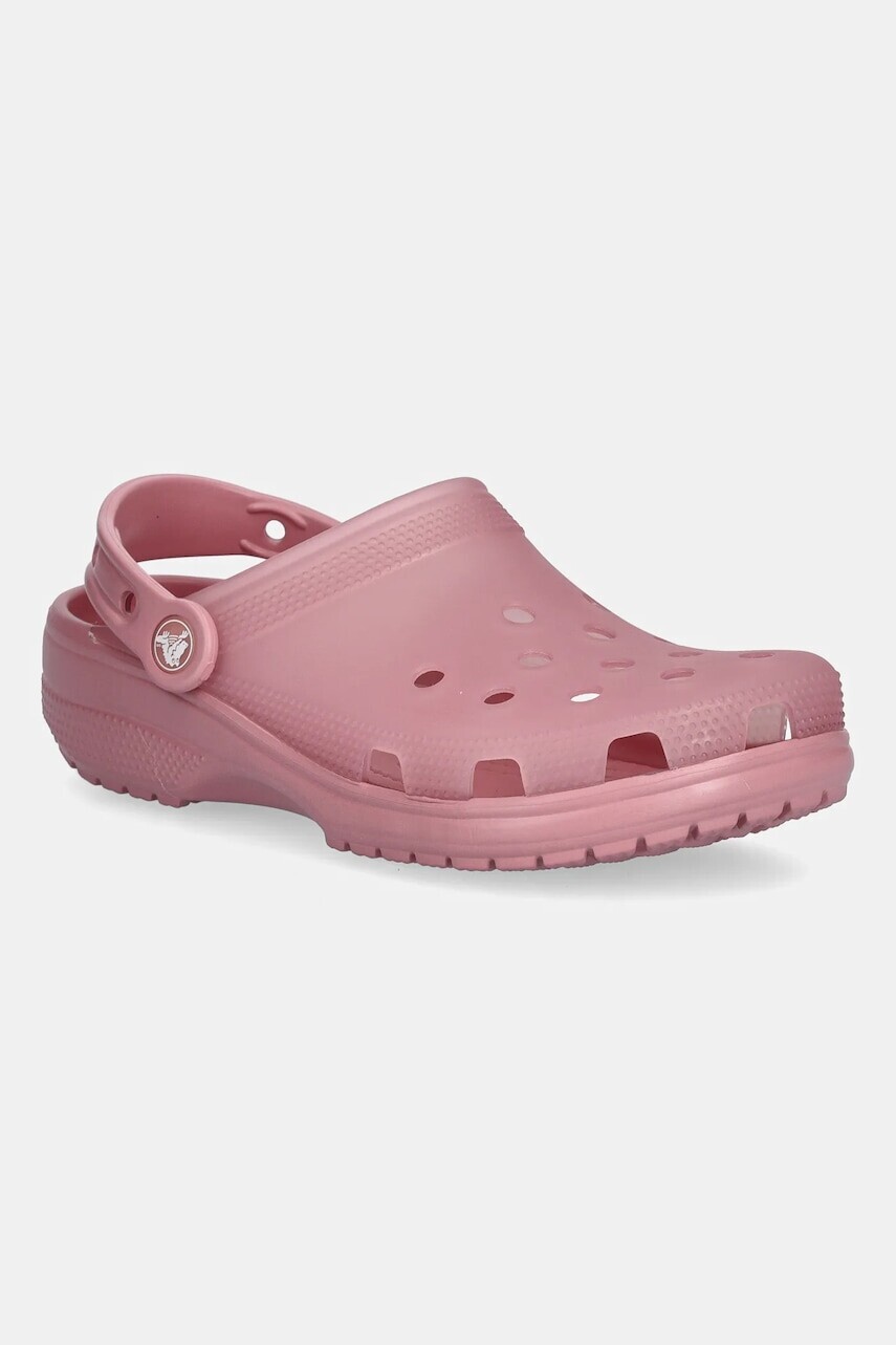 Šľapky Crocs Classic Frosted Clog ružová farba, 210928