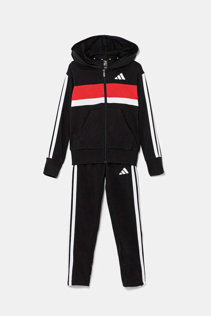 Detská tepláková súprava adidas čierna farba, JI6036