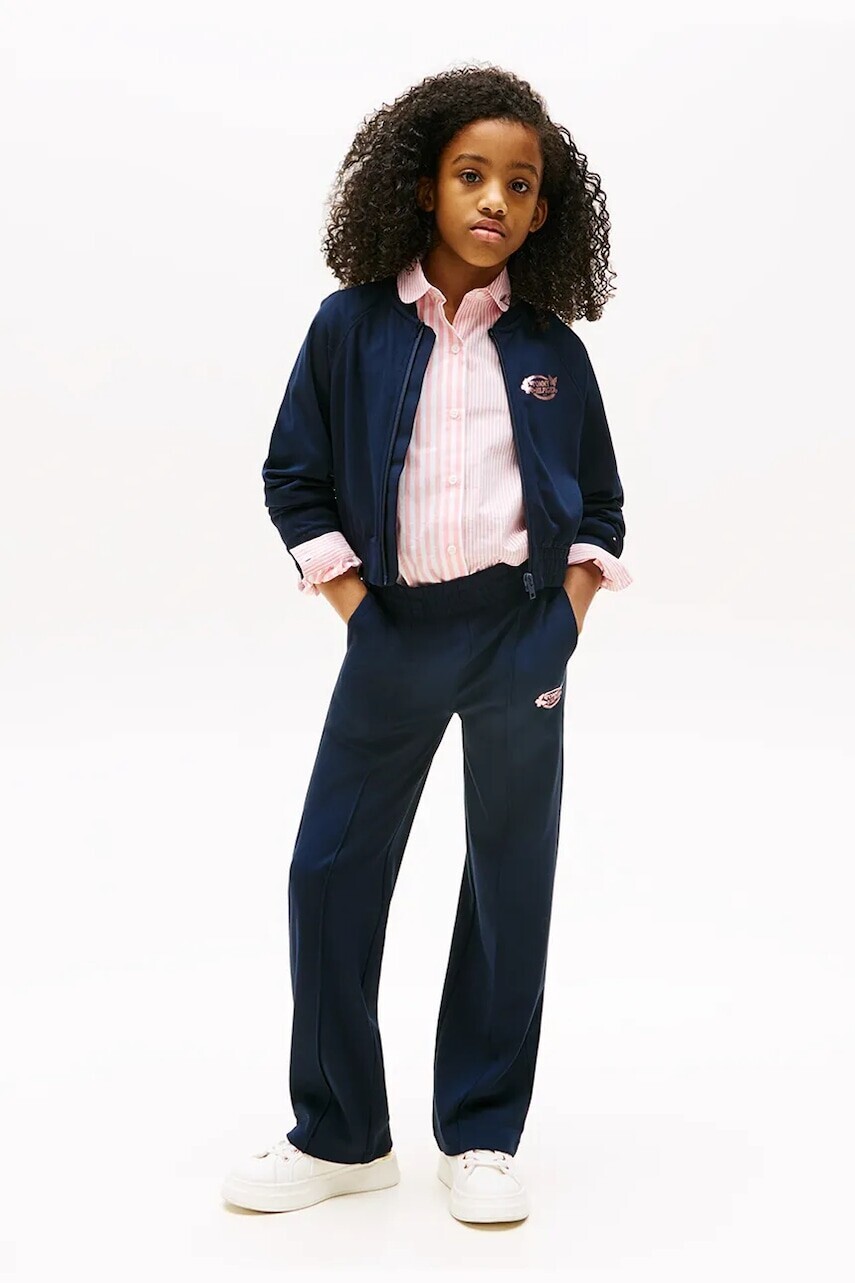 Tepláky Tommy Hilfiger tmavomodrá farba, KG0KG08716