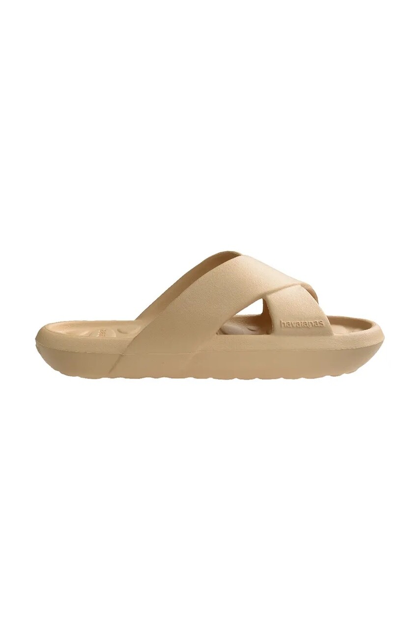 Šľapky Havaianas CANDY POP béžová farba, na platforme, 4149859.0570