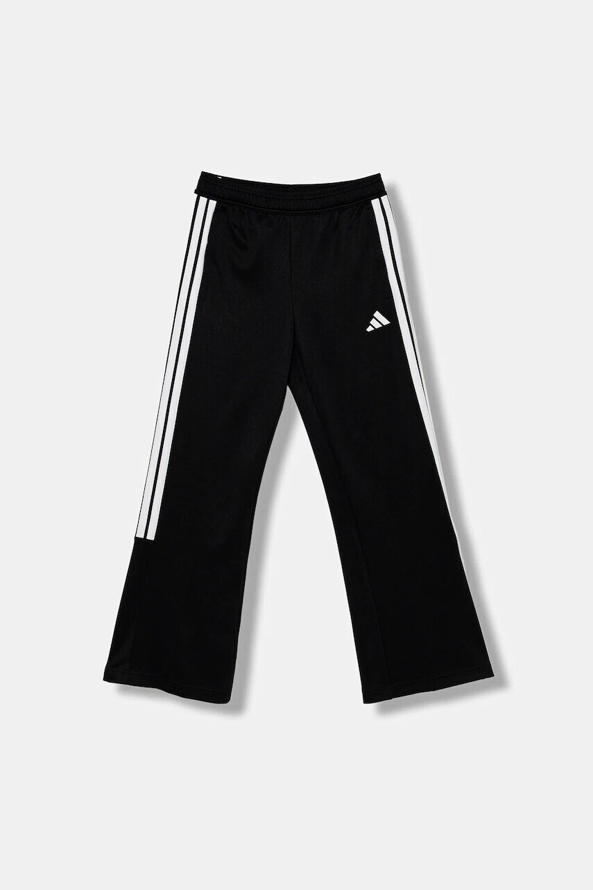 Detské tepláky adidas čierna farba, s nášivkou, JM1581