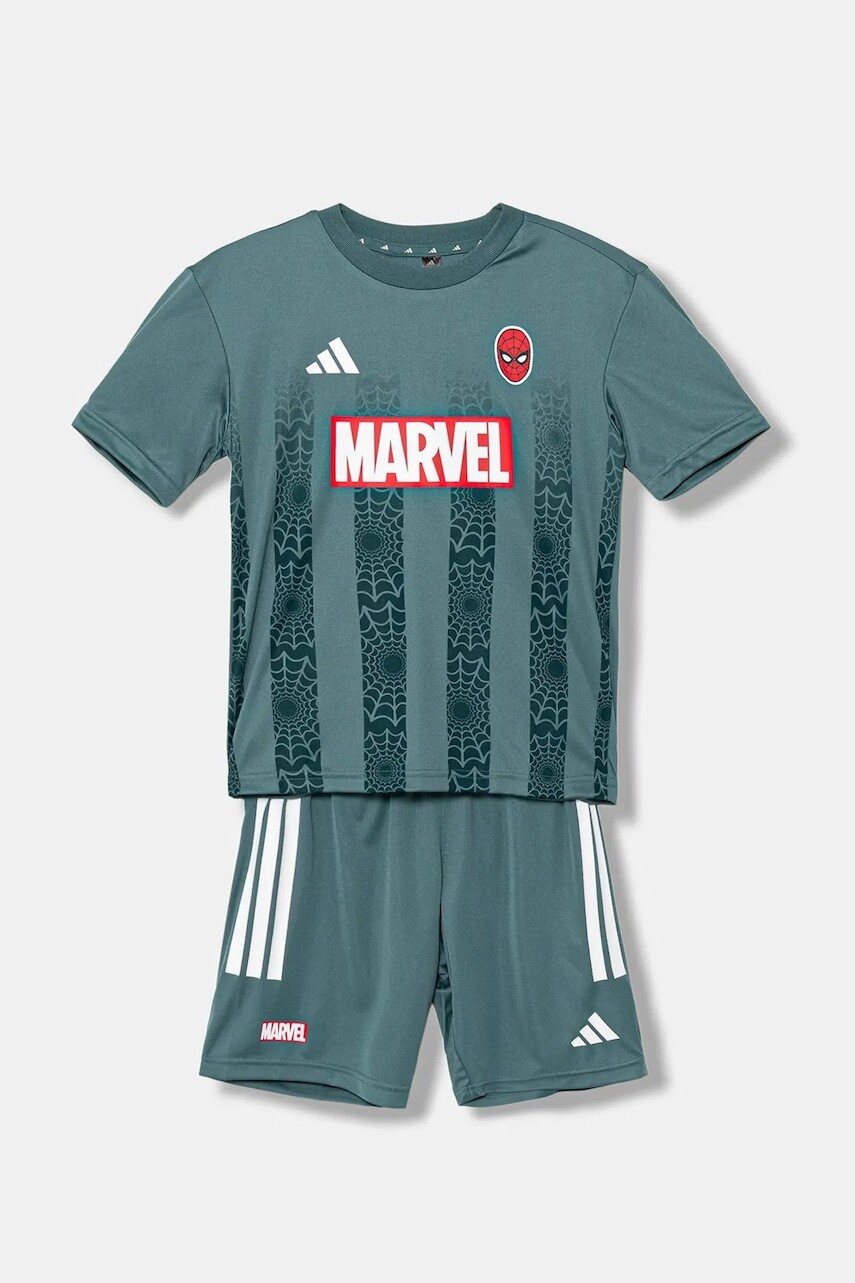 Detská súprava adidas Marvel zelená farba, JM0833