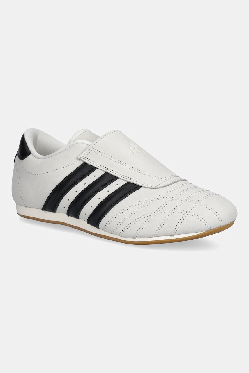 Kožené tenisky adidas Originals Taekwondo béžová farba, JS4525