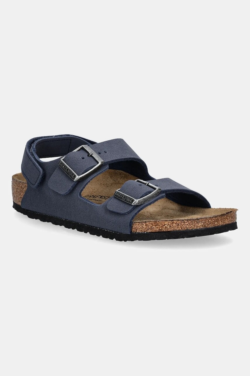 Detské sandále Birkenstock Milano modrá farba, 1030427