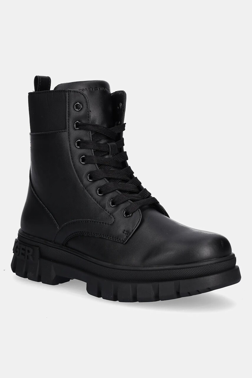 Detské workery Tommy Hilfiger čierna farba, T3A5-34046