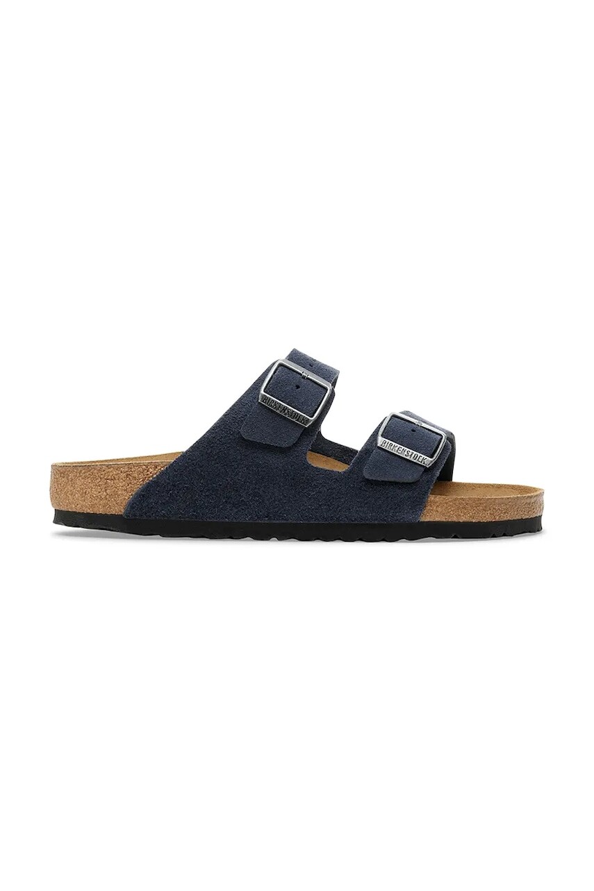 Semišové šľapky Birkenstock Arizona tmavomodrá farba, 1030916