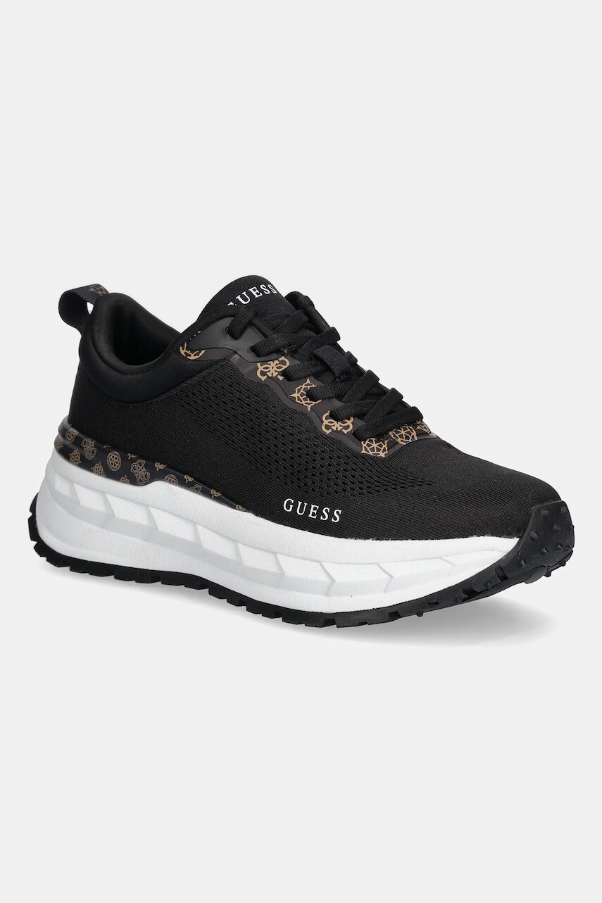 Tenisky Guess RUNIT2 čierna farba, FLTRT2 FAB12
