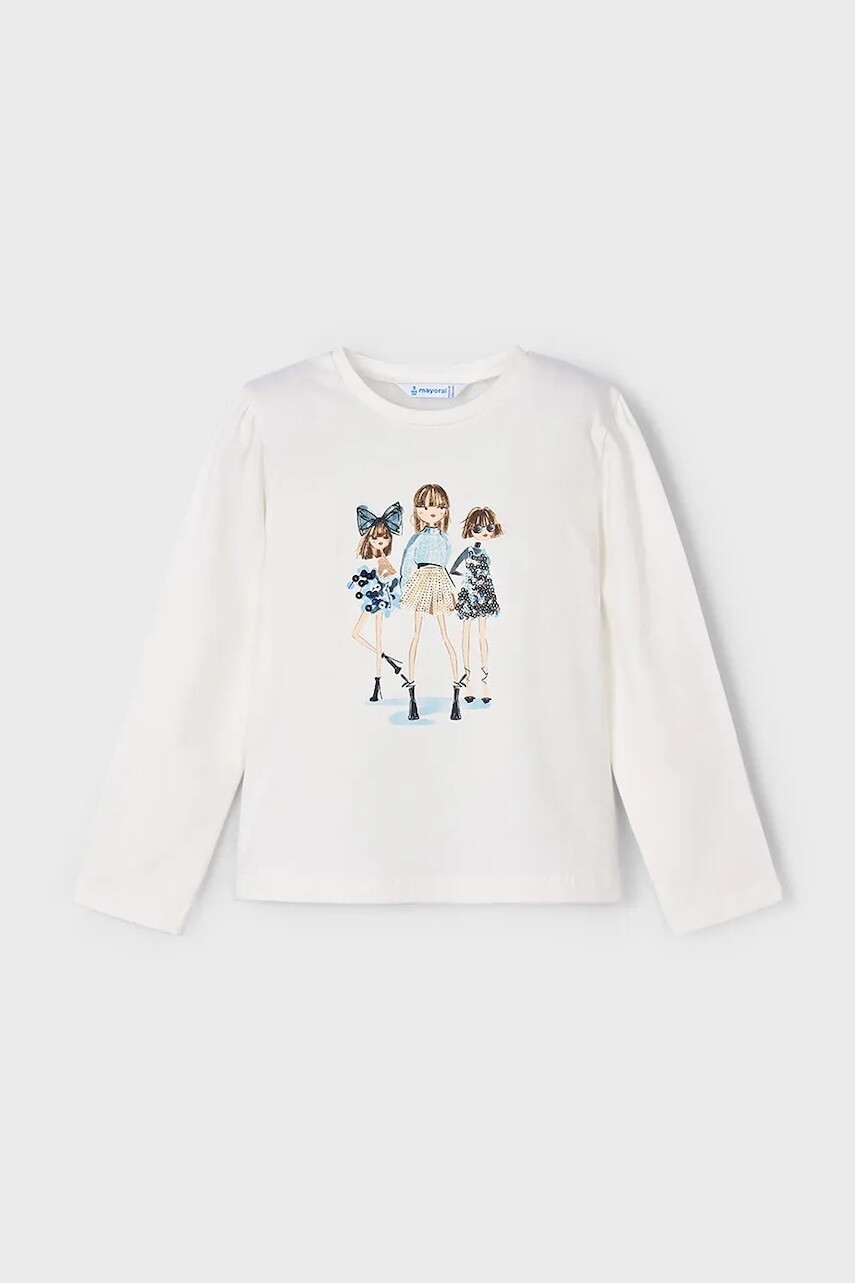 Tričko s dlhým rukávom Mayoral modrá farba, 4011