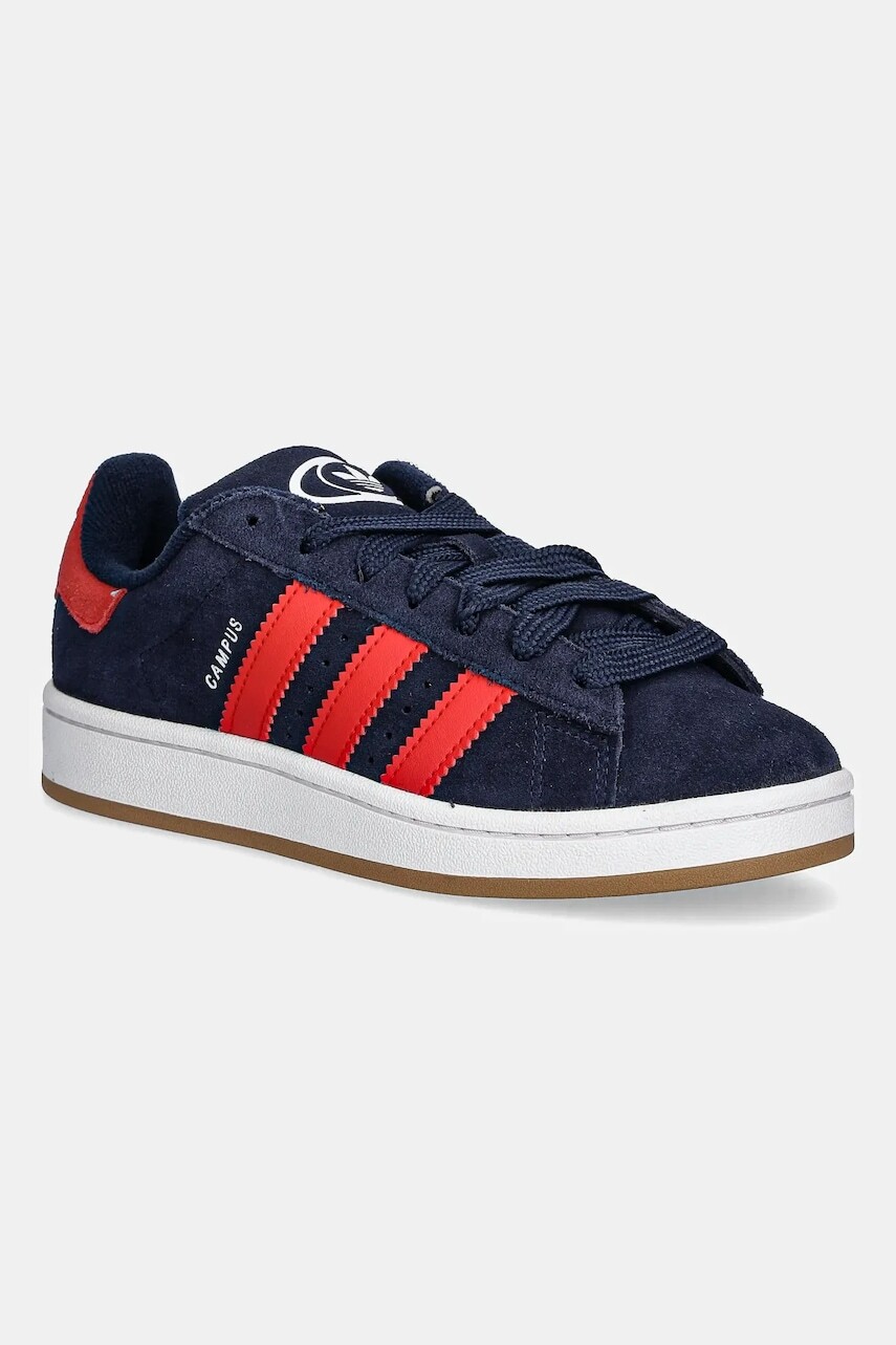 Detské semišové tenisky adidas Originals CAMPUS 00s tmavomodrá farba, JQ8556