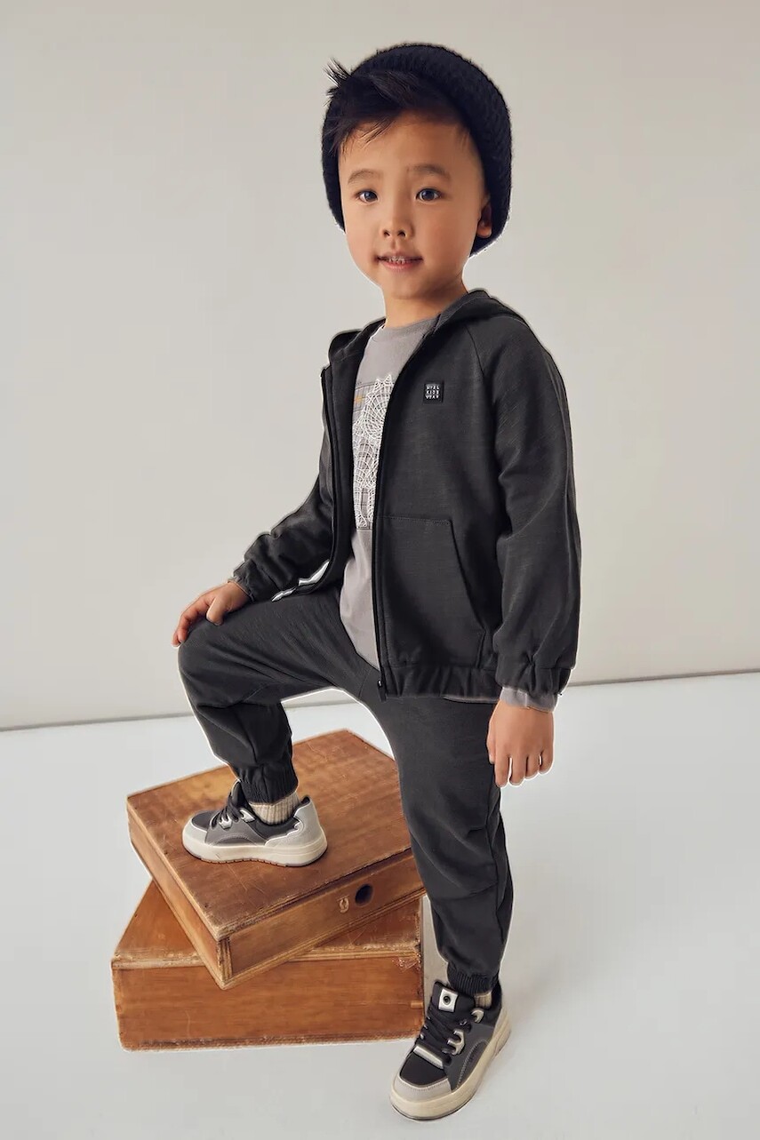 Tepláková súprava Mayoral šedá farba, 4807