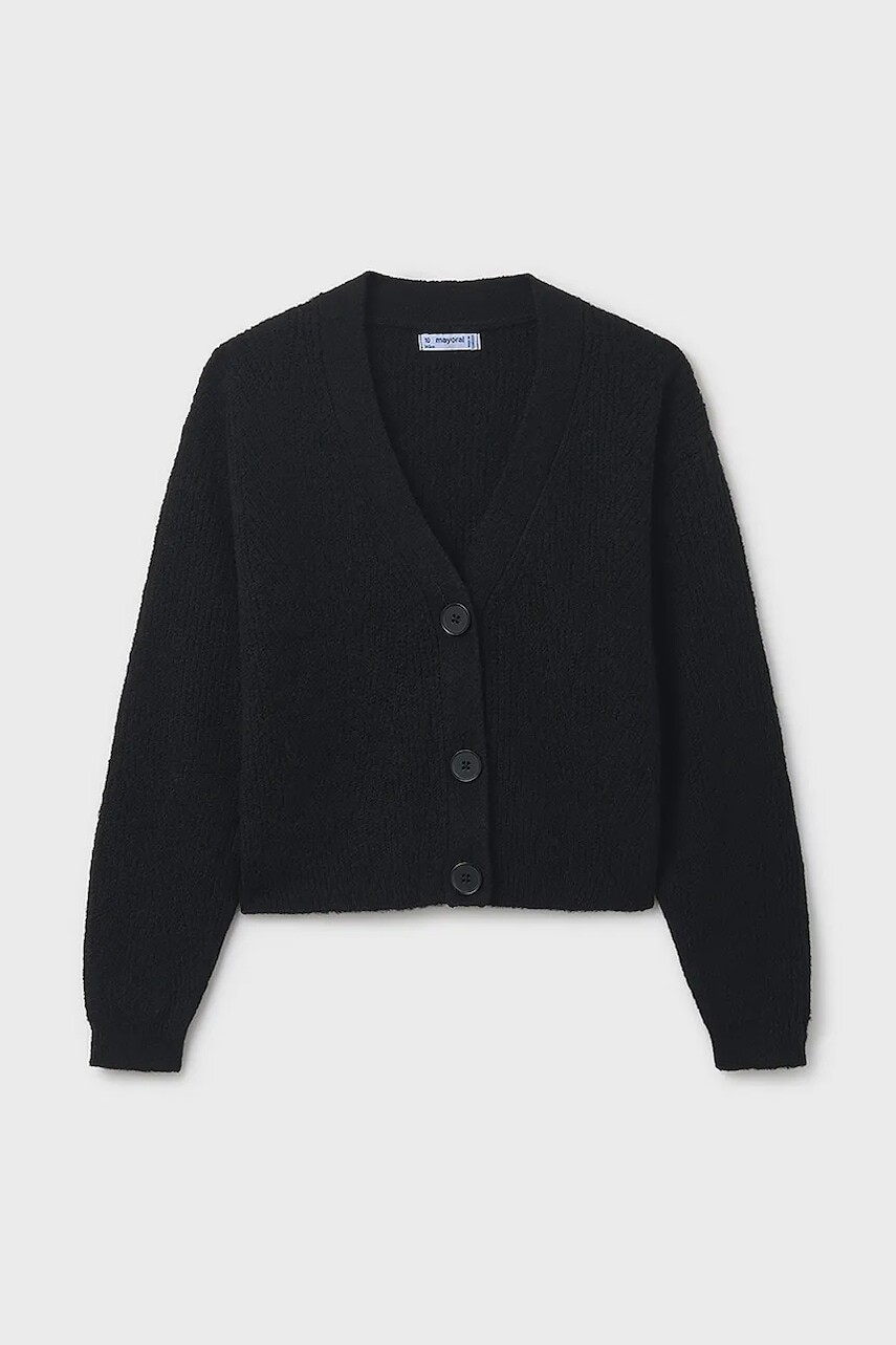 Detský sveter Mayoral čierna farba, 7317