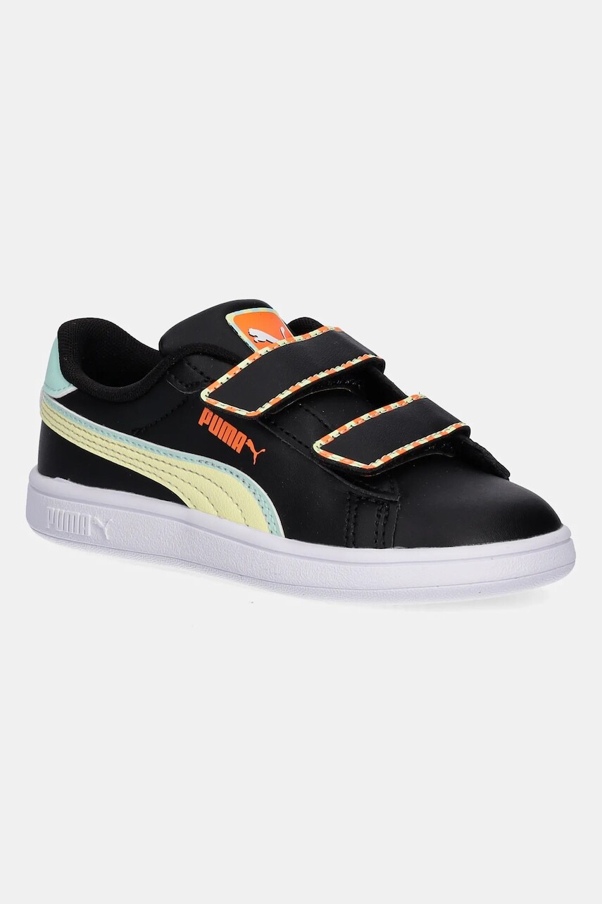 Detské tenisky Puma Puma Smash 3.0 Playdate V Inf čierna farba, 402828