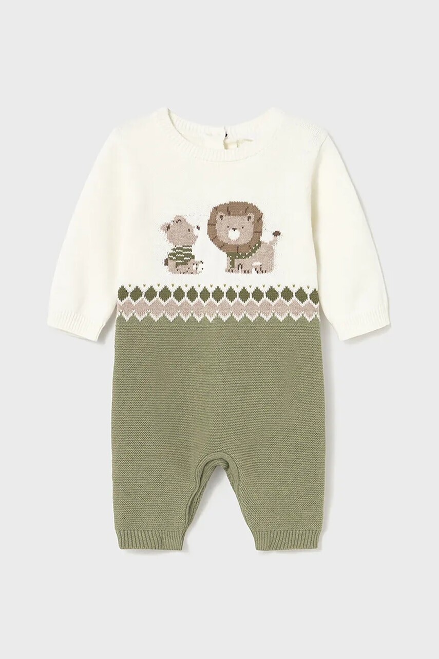 Detský overal s prímesou vlny Mayoral Newborn 2611