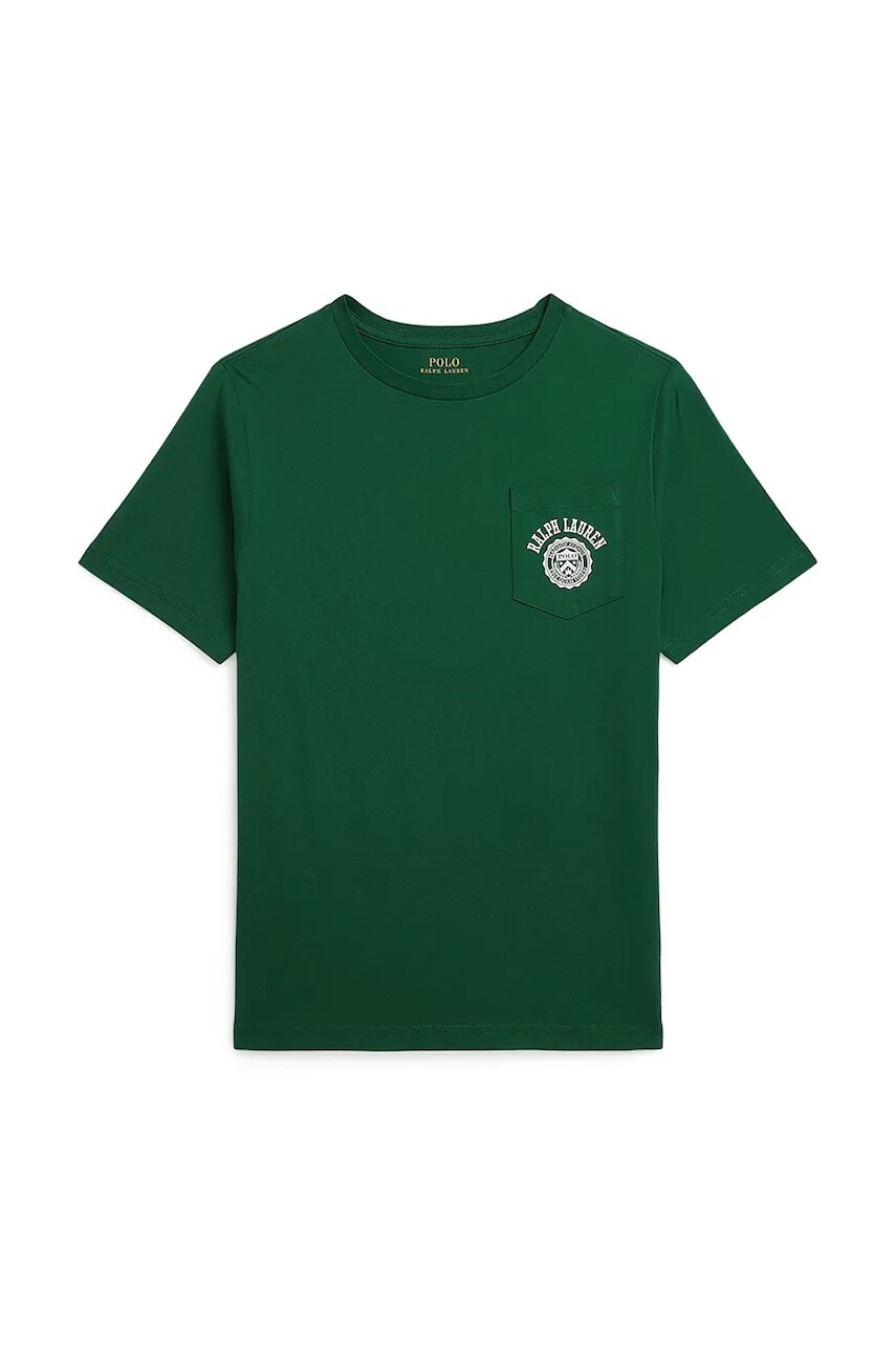 Tričko Polo Ralph Lauren zelená farba, s potlačou, 323979452002