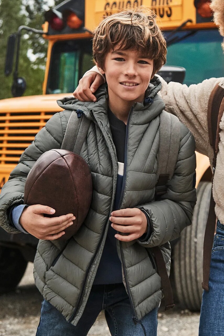 Detská bunda Mayoral zelená farba, 7412