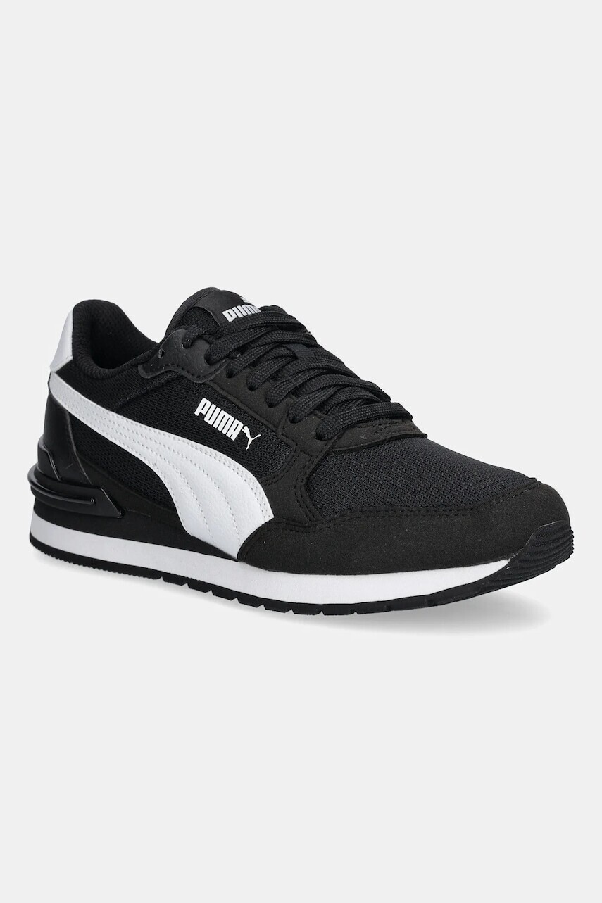 Detské tenisky Puma ST Runner v4 Mesh Jr čierna farba, 399876