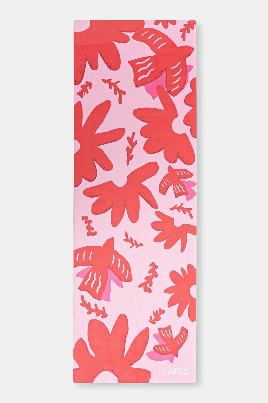 Podložka na jogu JOYINME Mata FLOW Nano Flower Bomb ružová farba, FLOW Nano 1mm