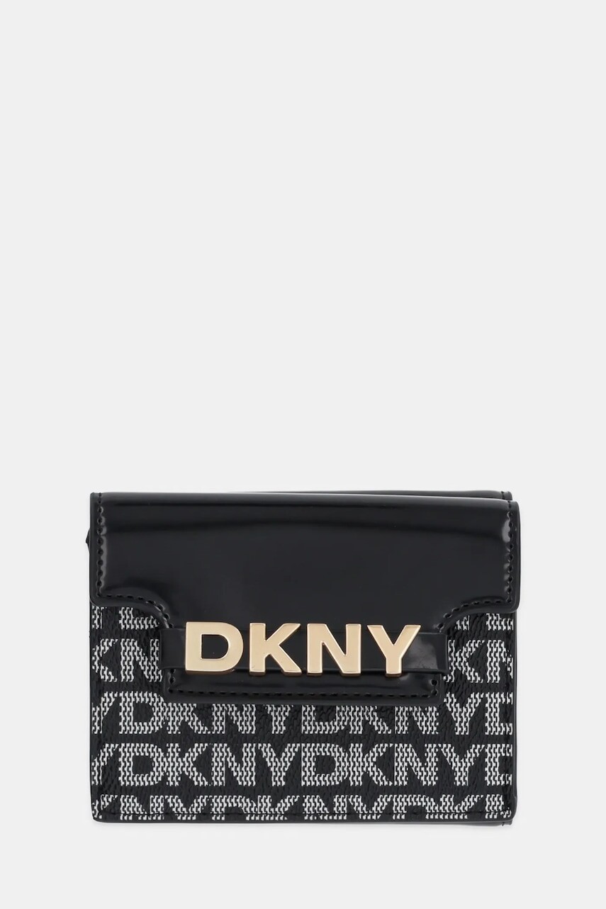 Peňaženka Dkny dámska, čierna farba, R52V5M24