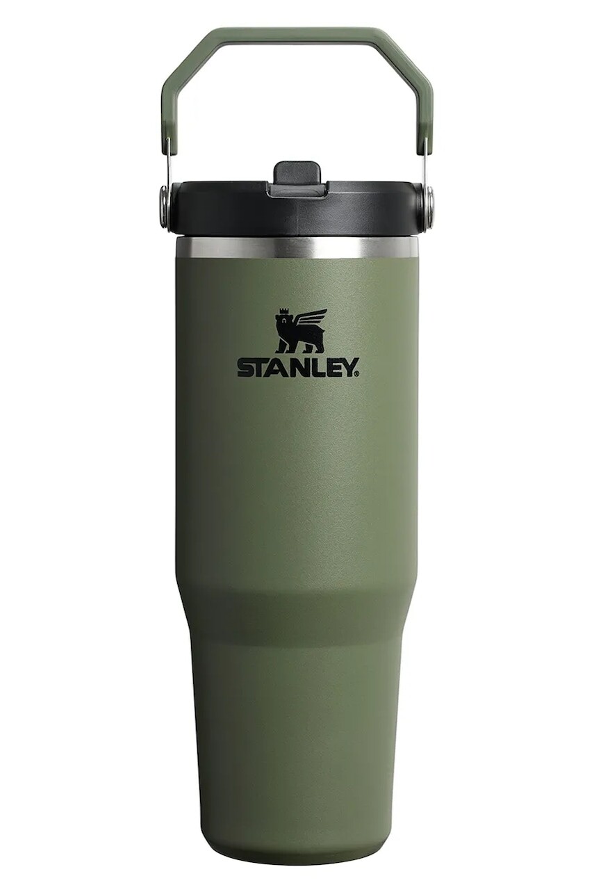 Termo hrnček Stanley The IceFlow™ Flip Straw 2.0 0,89 l zelená farba