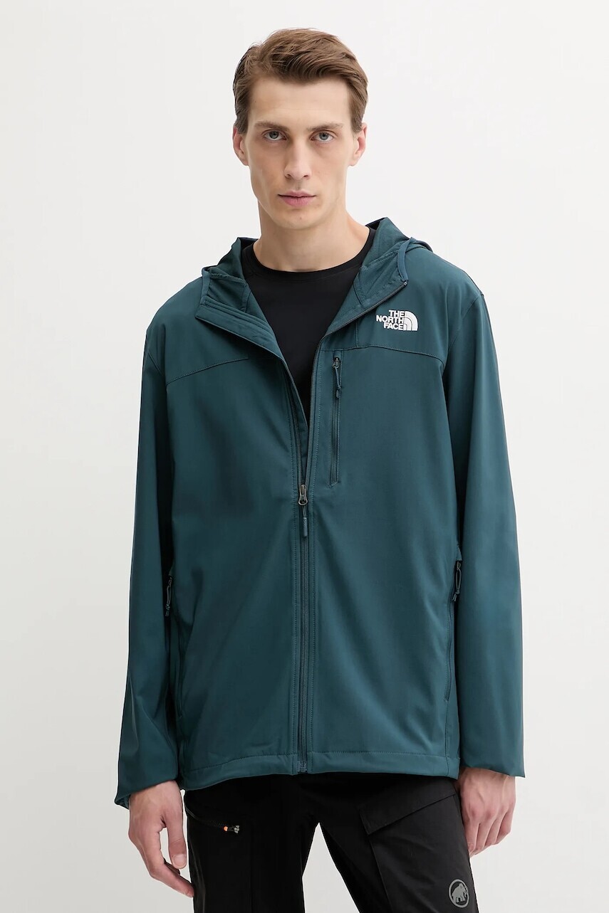 Bunda The North Face Nimble tyrkysová farba, prechodná, NF0A8CD6BSA1