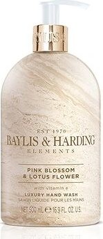 BAYLIS & HARDING Tekuté mydlo na ruky – Pink blossom & Lotus flower 500 ml