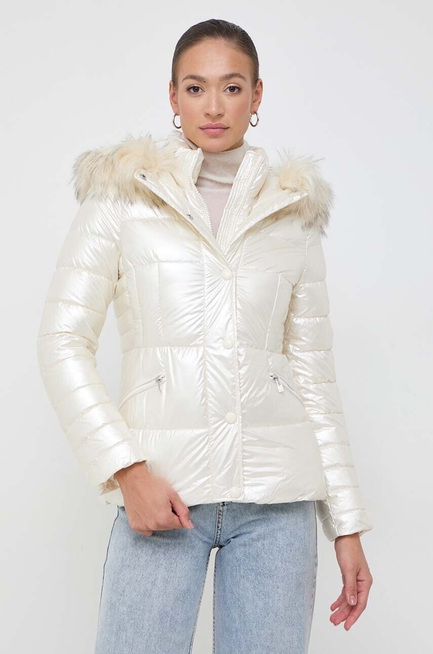 Bunda Morgan GARBO2 dámska, béžová farba, zimná, GARBO2