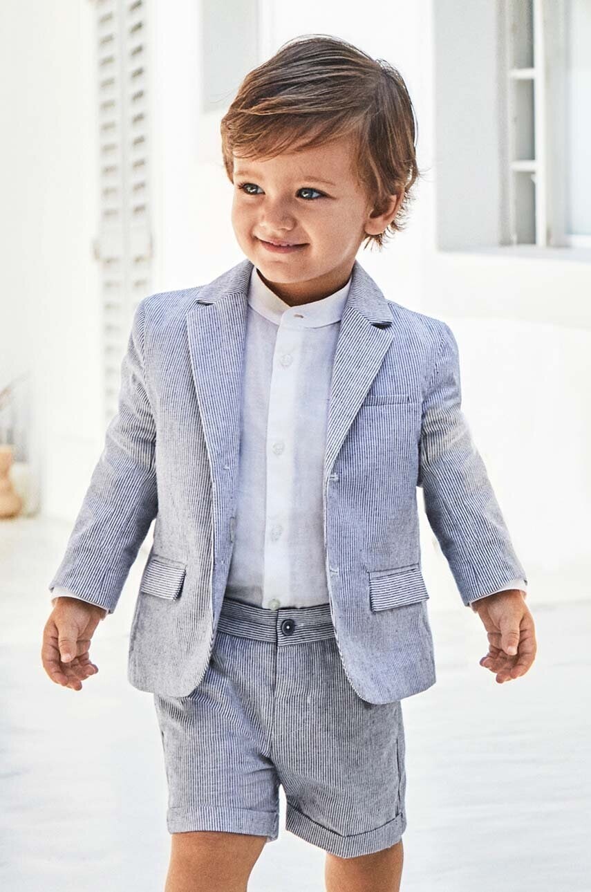 Šortky pre bábätká s prímesou ľanu Mayoral nastaviteľný pás