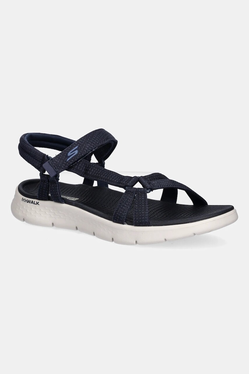 Sandále Skechers GO WALK FLEX čierna farba