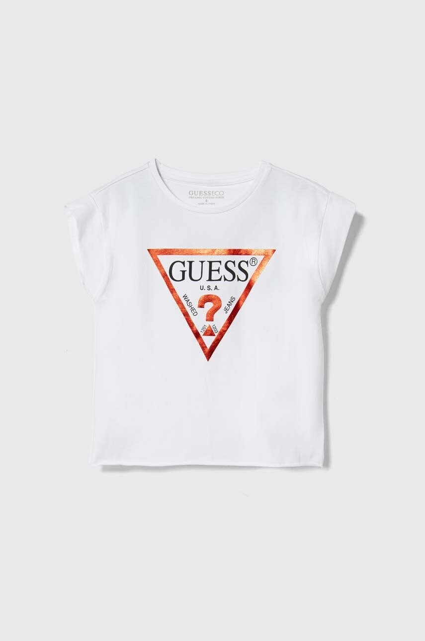 Detské tričko Guess biela farba, J81I15 J1311