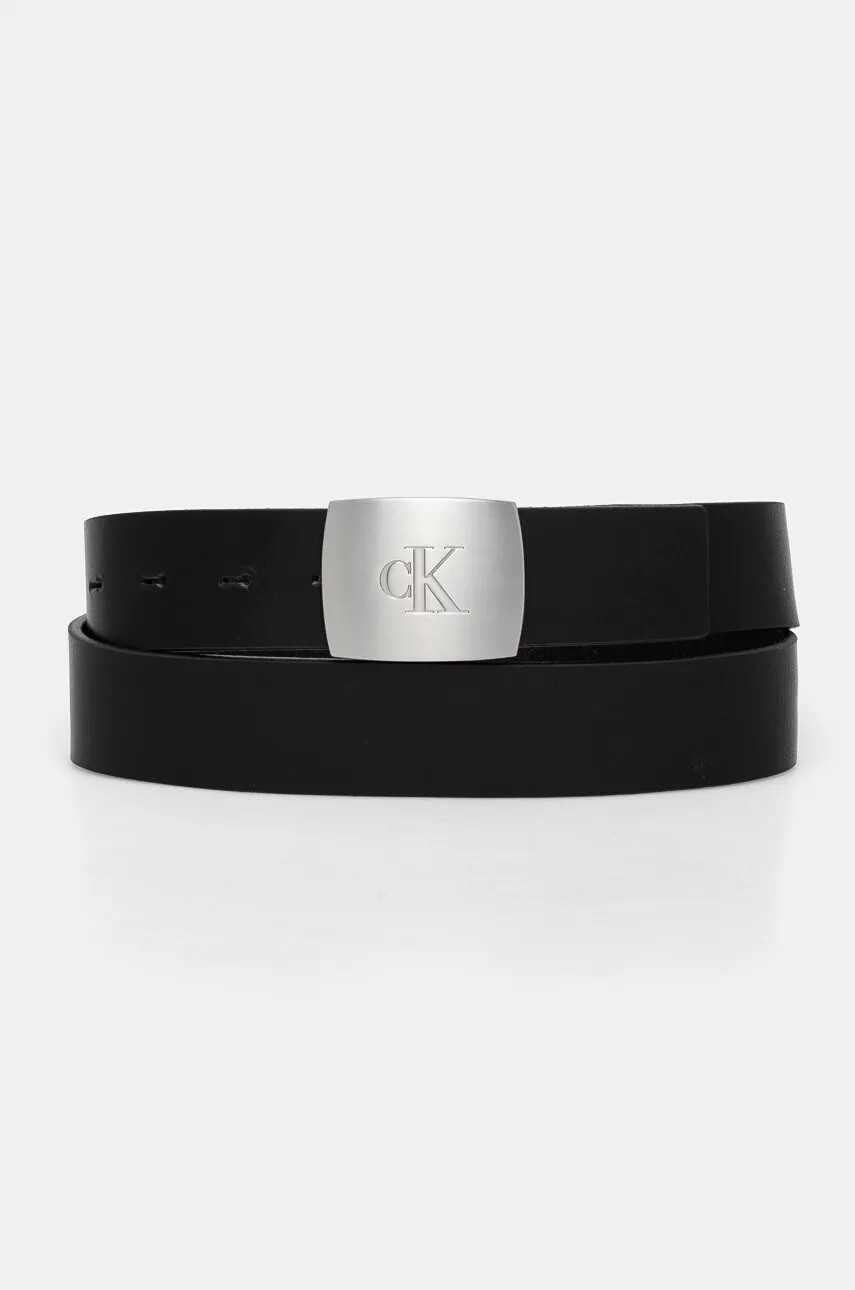 Opasok Calvin Klein Jeans pánsky, čierna farba, K50K512606