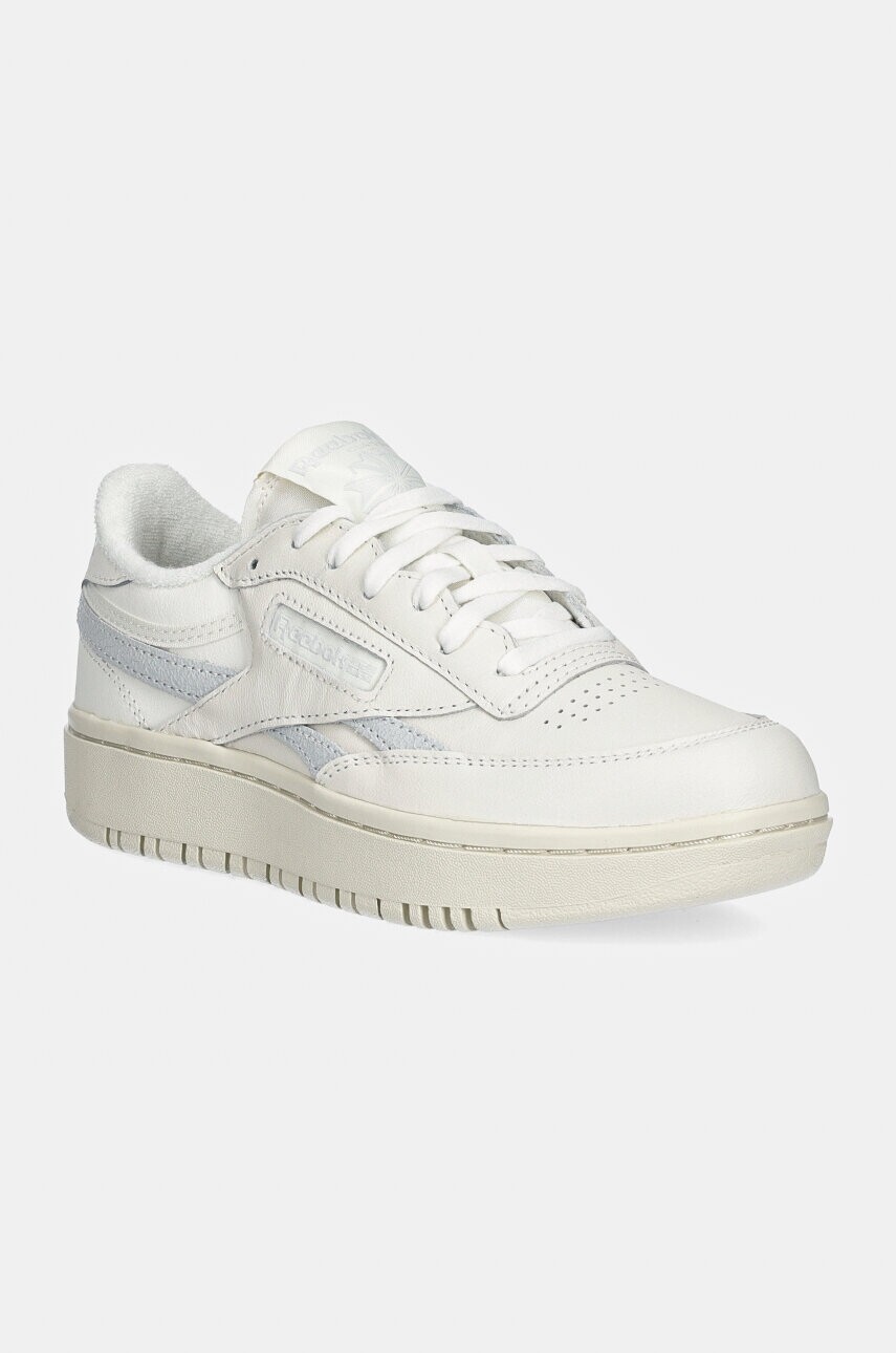 Kožené tenisky Reebok Classic Club C Double Revenge béžová farba, 100201132