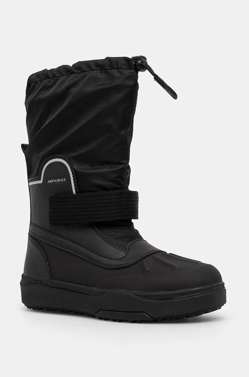 Zimné topánky Geox JUNSHEE PG A čierna farba, J46D8B.0MEFU
