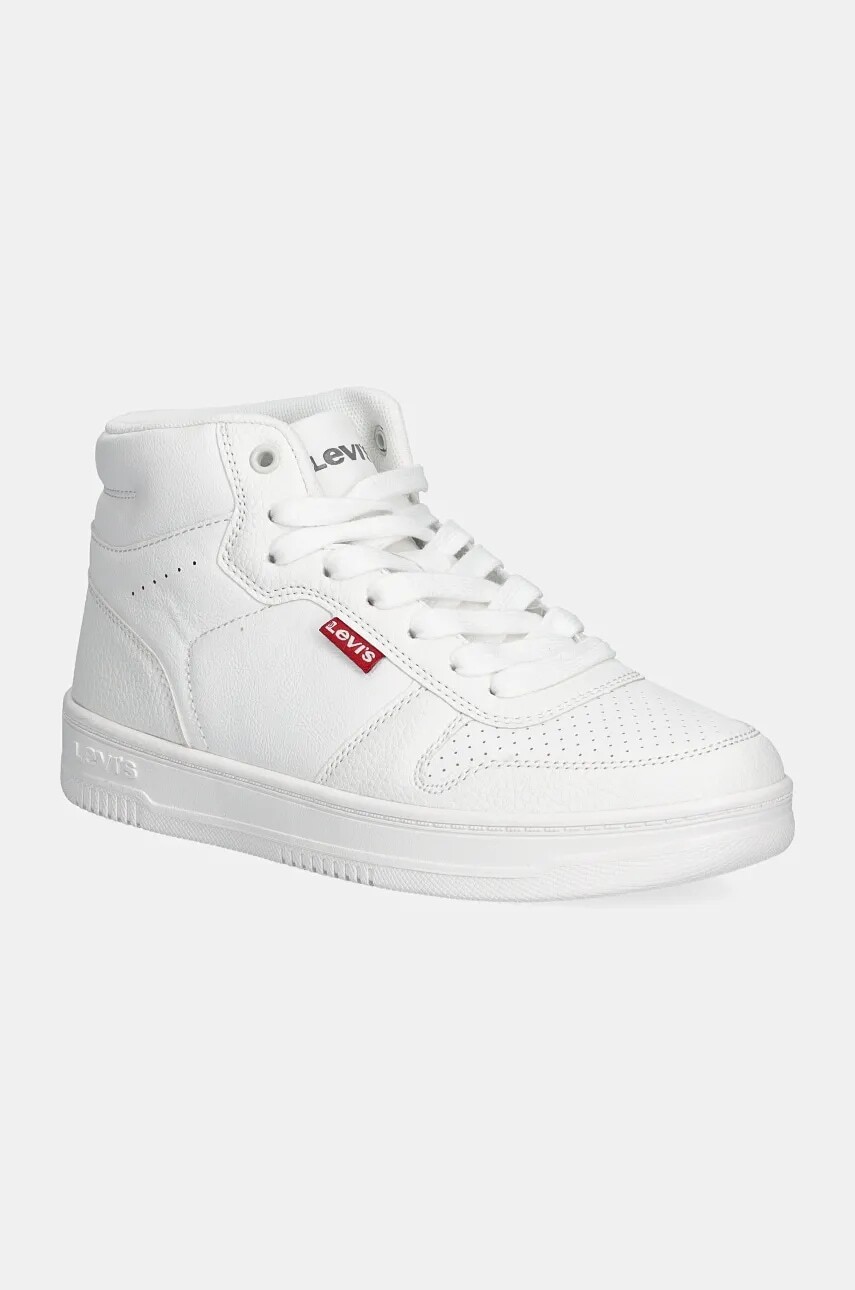 Tenisky Levi's DRIVE S HIGH biela farba, 000EJ-0001