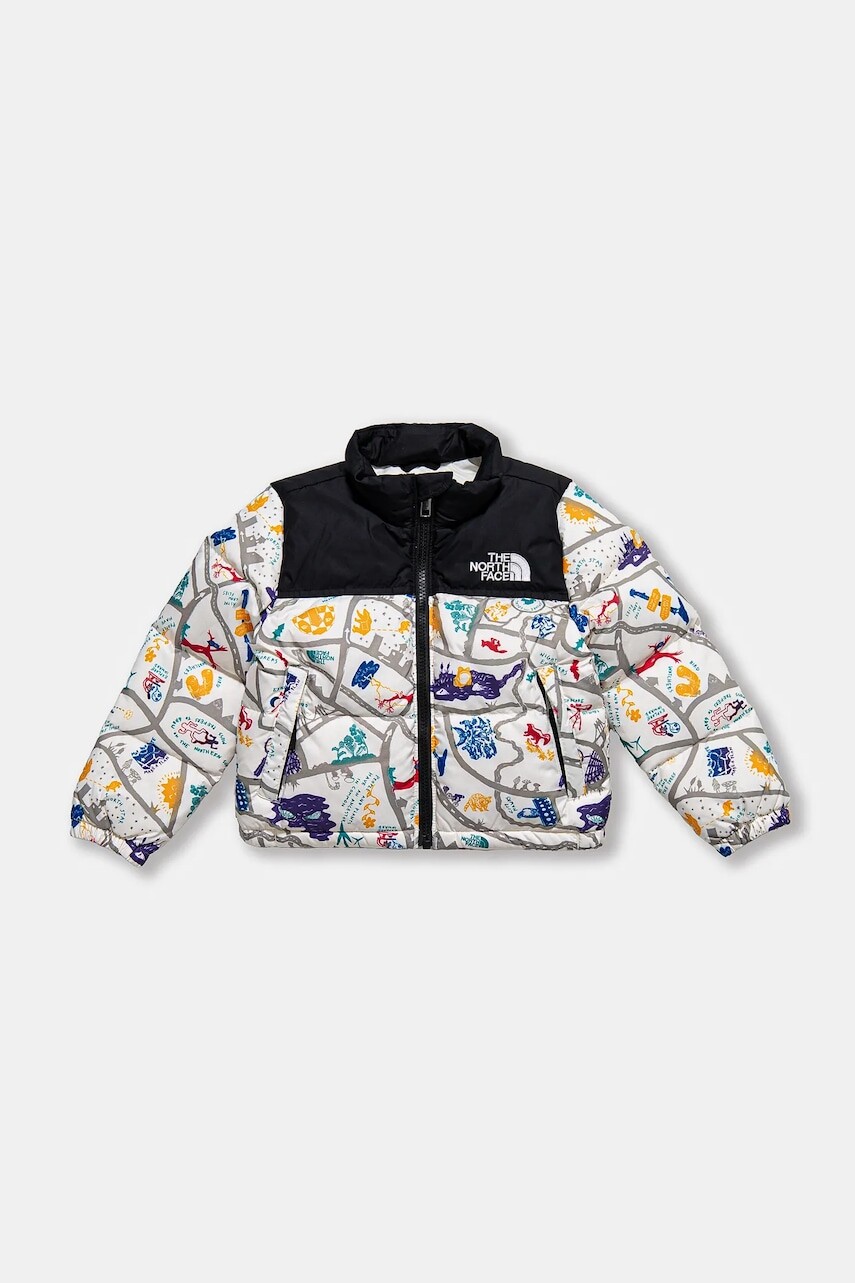Detská páperová bunda The North Face KID 1996 RETRO NUPTSE JACKET béžová farba, NF0A82TS4FO1