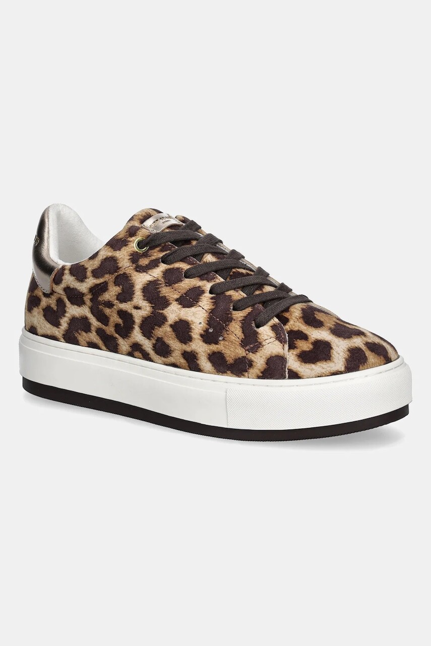 Kožené tenisky Kurt Geiger London Laney béžová farba, 2339139289