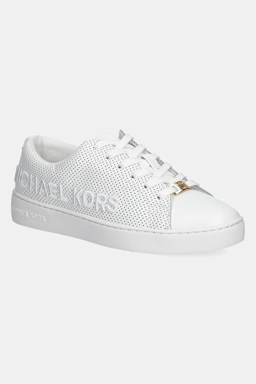 Topánky MICHAEL Michael Kors Keaton dámske, biela farba, 43R5KEFS1L.085