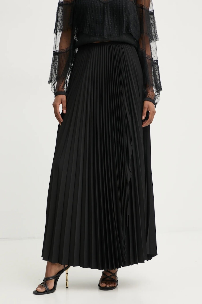 Sukňa Twinset čierna farba, maxi, áčkový strih, 251TP2424