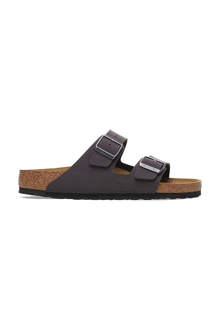 Šľapky Birkenstock Arizona Birkibuc dámske, hnedá farba, 1029162