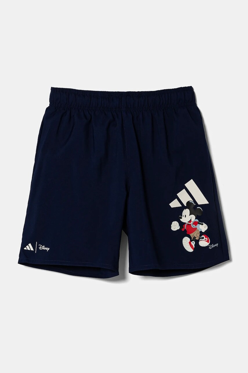 Detské plavkové šortky adidas Performance AD DY MICK tmavomodrá farba, JF8438