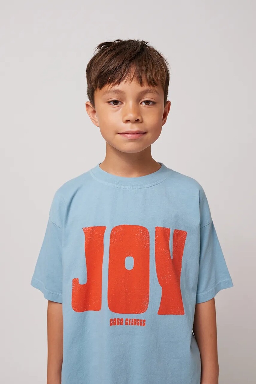 Detské bavlnené tričko Bobo Choses Joy s potlačou, 125AC010