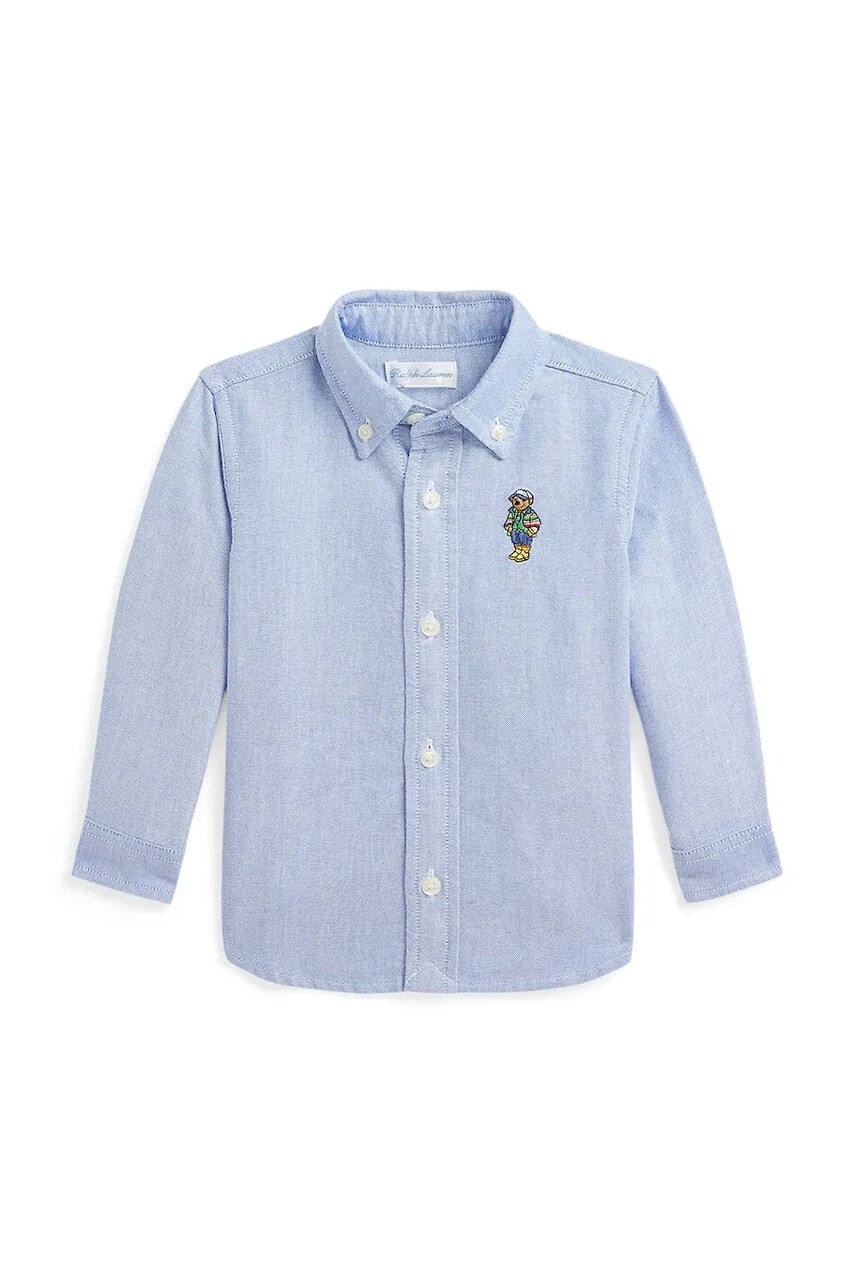 Bavlnená košeľa pre bábätká Polo Ralph Lauren 320958468001