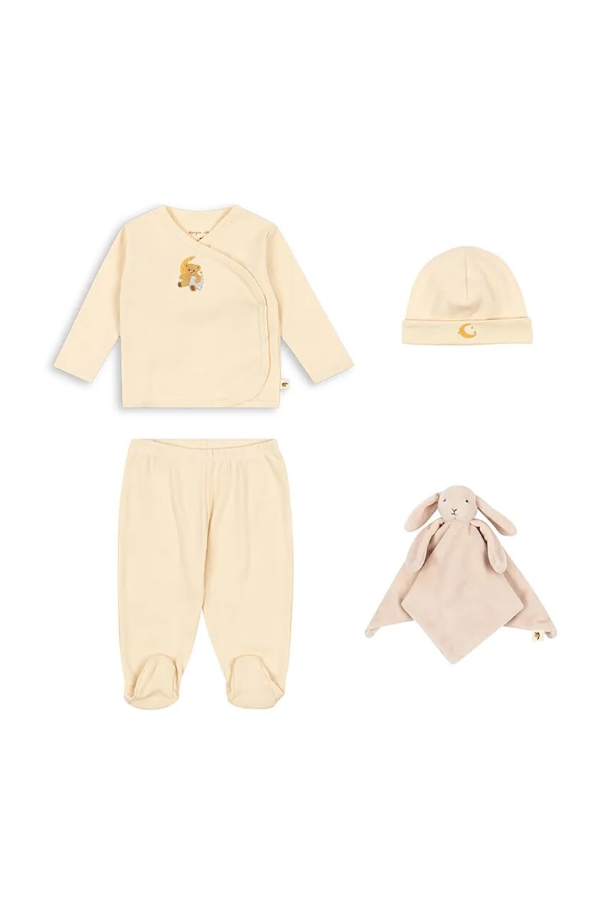 Sada pre bábätká Konges Sløjd CLASSIC MATERNITY PACKAGE béžová farba, KS102615