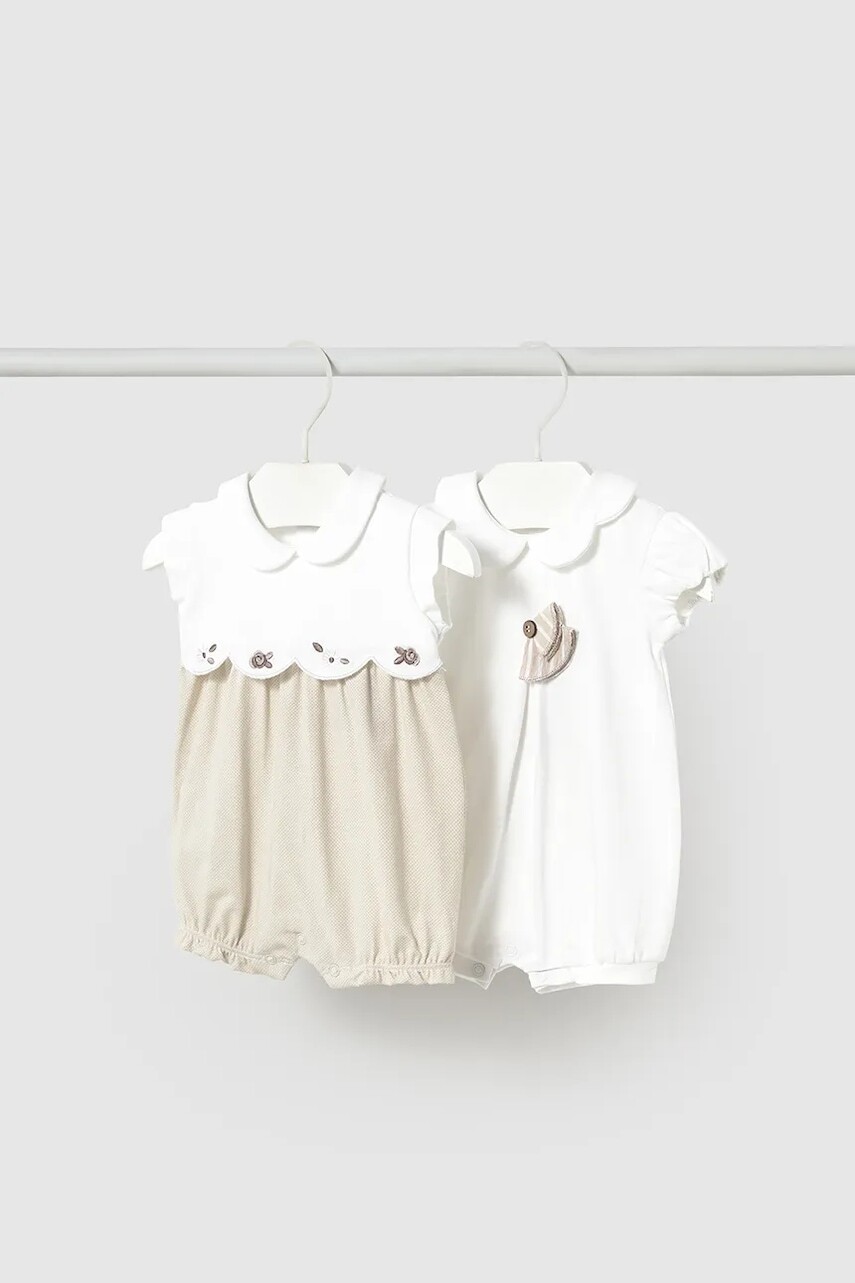 Detské bavlnené dupačky Mayoral Newborn 2-pak 1752