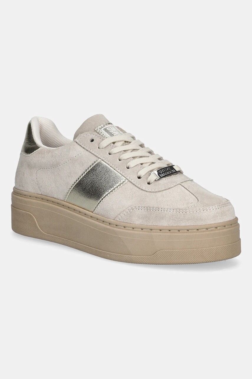 Semišové tenisky Steve Madden Moxy béžová farba, SM11003414