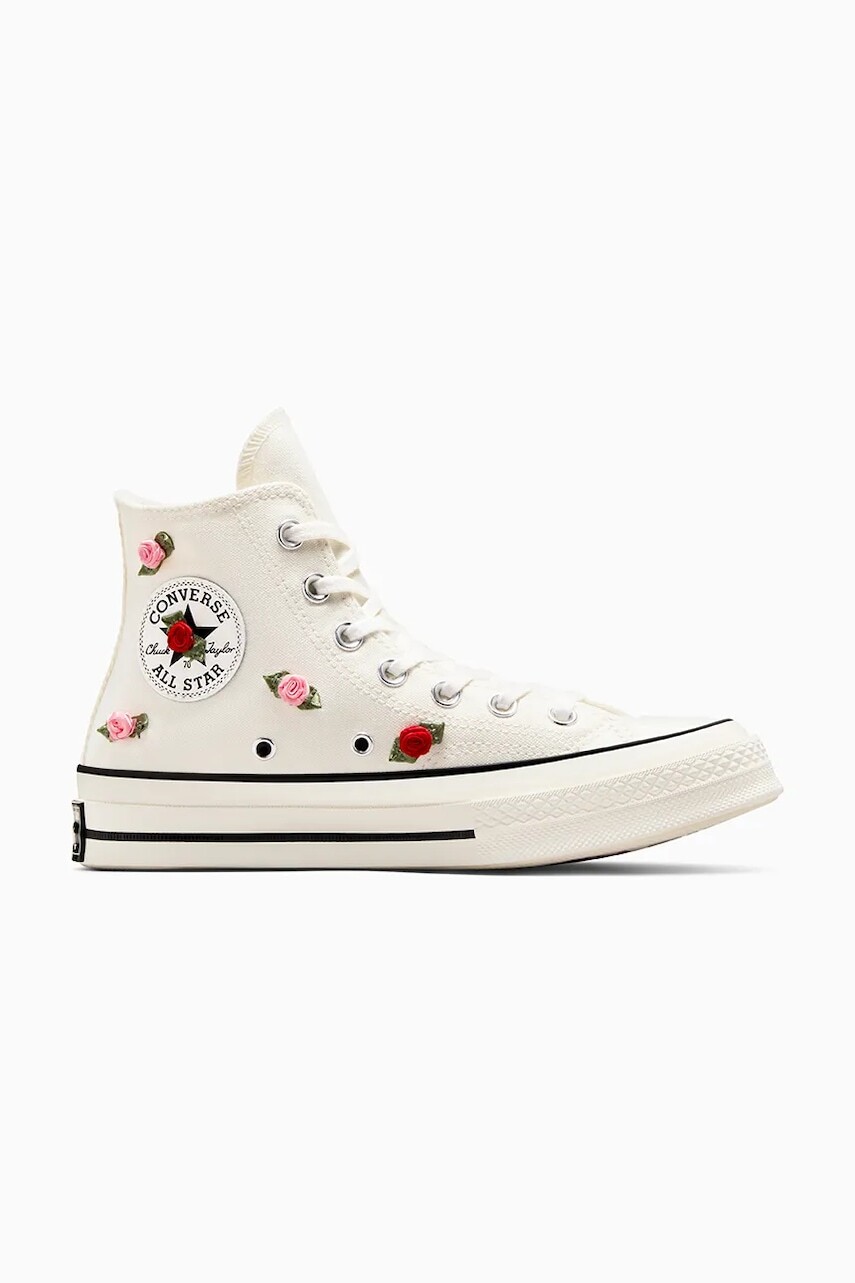 Tenisky Converse Chuck 70 Valentine's Day dámske, biela farba, A10637C