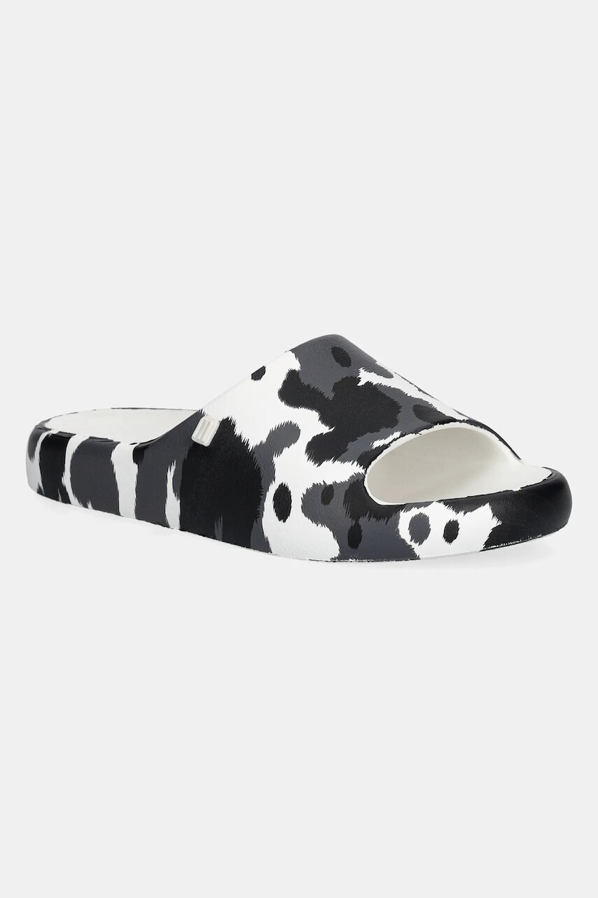 Šľapky Melissa MELISSA FREE PRINT SLIDE AD dámske, čierna farba, M 33973.BC247