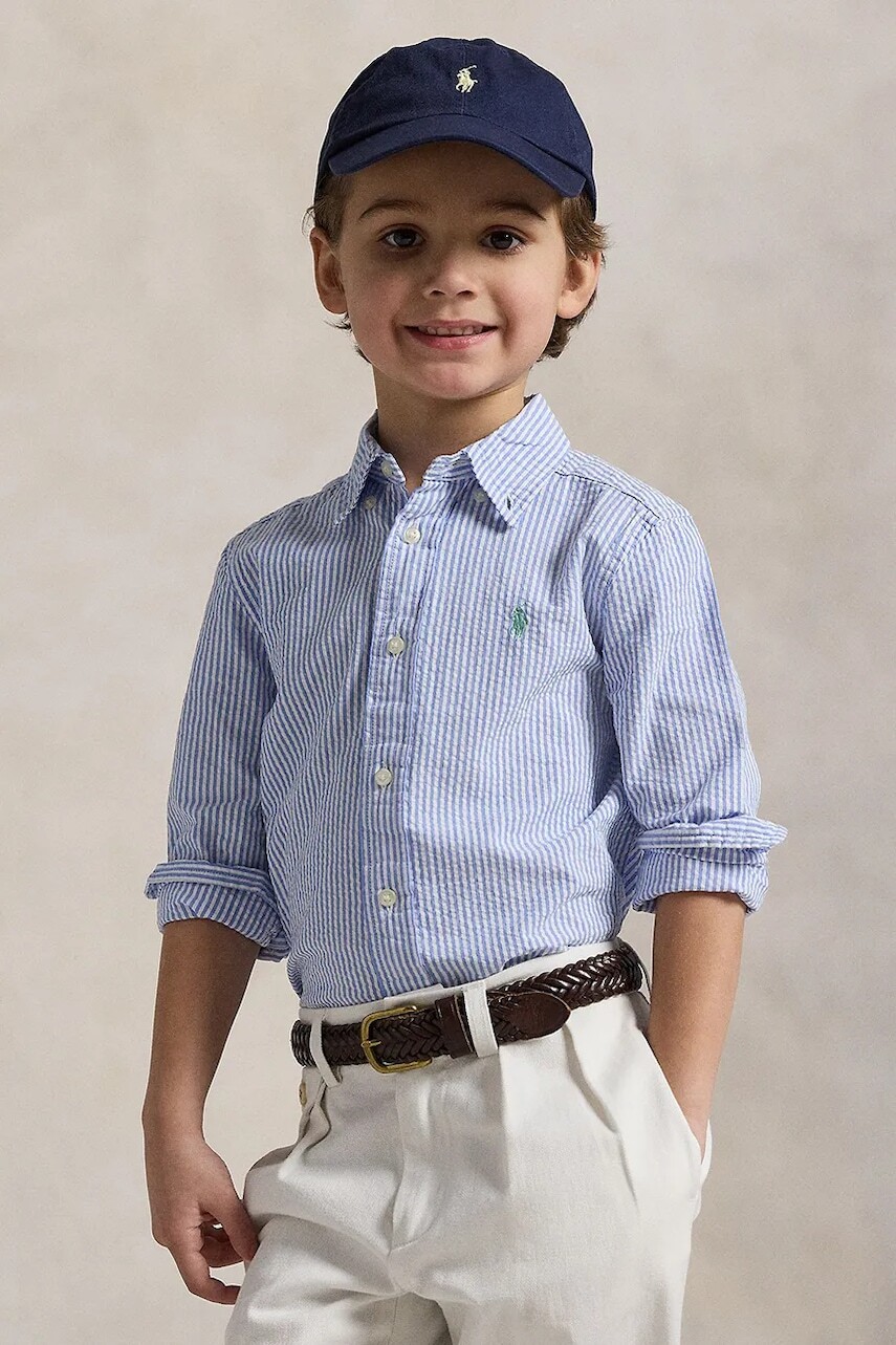 Detská bavlnená košeľa Polo Ralph Lauren 322964692001