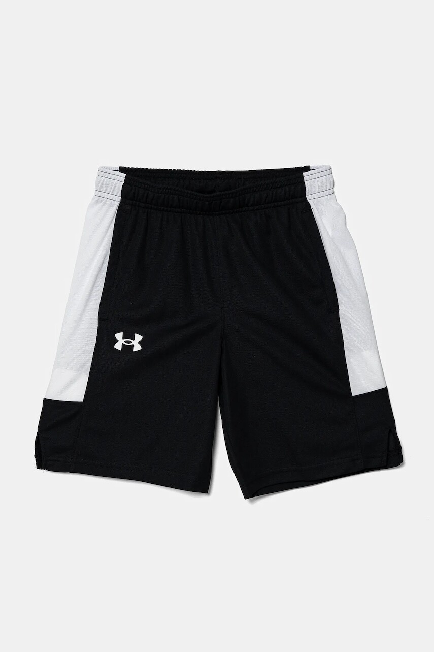 Detské krátke nohavice Under Armour Zone 7 Short čierna farba, nastaviteľný pás 1383402